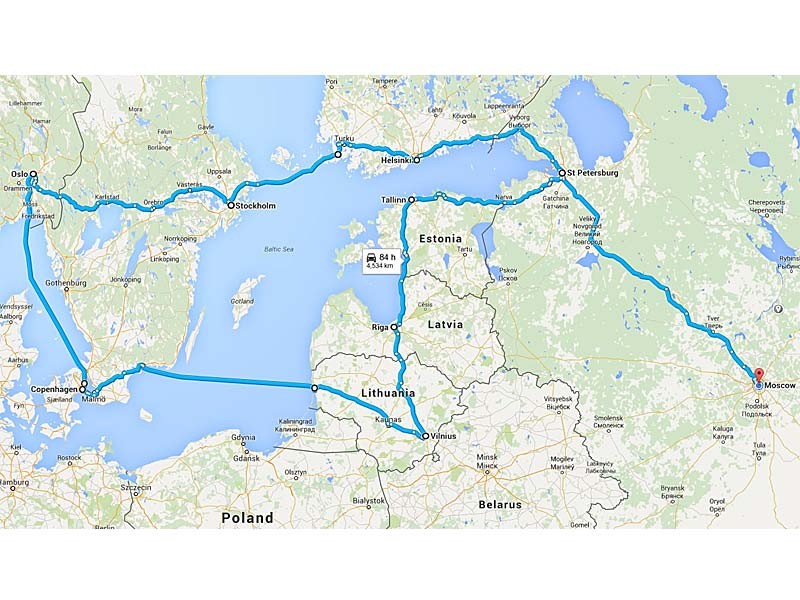 MOSCOW - BALTIC RING RUSSIA – ESTONIA – LATVIA – LITHUANIA – DENMARK – NORWAY – SWEDEN - FINLAND MOSCOW – SAINT PETERSBURG – TALLINN – RIGA – VILNIUS – KAUNAS – COPENHAGEN – GOTHENBURG - OSLO - STOCKHOLM – HELSINKI – SAINT PETERSBURG – MOSCOW